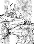  2022 ambiguous_gender digital_media_(artwork) dragon egg fur furred_dragon group hi_res lagomorph leporid mammal natoli rabbit smile trio white_body white_fur 