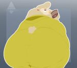  2022 absurd_res anthro big_butt blush bottomwear bovid butt caprine chemical cirothicc clothing container cup disney doug_ramses hi_res horizontal_pupils jacket male mammal overweight overweight_male pants pupils sheep solo tight_clothing topwear watermark zootopia 