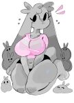  anthro big_breasts black_clothing breasts clothed clothing cloud digital_media_(artwork) dust female feral fur grey_body grey_ear grey_fur grey_hair grey_tail grise_(puppkittyfan1) group hair happy hi_res lagomorph leporid long_ears long_hair looking_at_viewer mammal multicolored_body multicolored_fur navel paws pink_clothing puppkittyfan1 rabbit simple_background smile solo solo_focus thick_thighs translucent translucent_clothing two_tone_body two_tone_fur underwear wide_hips 