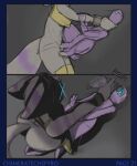  alien anthro asphyxiation chimeratechspyro choking comic eye_glint female genitals hi_res lombax male male/female mammal penis ratchet_and_clank rivet_(ratchet_and_clank) sony_corporation sony_interactive_entertainment video_games 