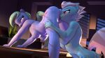  3d_(artwork) anthro anthro_on_anthro anthroponiessfm bent_over breasts butt cunnilingus digital_media_(artwork) equid equine female female/female fleetfoot_(mlp) friendship_is_magic genitals hasbro hi_res licking mammal my_little_pony nude nurse_tenderheart_(mlp) oral pussy sex tongue tongue_out vaginal wonderbolts_(mlp) 