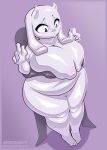  4_toes absurd_res ambiguous_gender anthro areola big_areola big_breasts big_nipples boss_monster bovid breast_grab breasts caprine chubby_anthro chubby_female duo faceless_character feet female female/ambiguous fur genitals goat hand_on_breast hi_res horn inverted_nipples mammal mature_anthro mature_female nipples nude pussy savourysausages simple_background thick_thighs toes toriel undertale undertale_(series) video_games white_body white_fur 