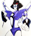  1girl absurdres alien blue_lips breasts curvy fdnauta97 highres medium_breasts panties purple_panties red_eyes robot simple_background slipstream_(transformers) transformers transformers_animated underwear white_background wings 