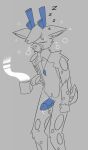  2022 anthro ball_tuft barely_visible_genitalia blue_antlers blue_glans blue_penis bodily_fluids bubble cervid coffee_cup container cup erection eyes_closed fist fur genital_fluids genitals glans hi_res humanoid_genitalia humanoid_penis male mammal morning_wood nude open_mouth penis precum shark_tooth_necklace sketch skweekers sleep_bubbles sleeping snot snot_bubble solo sound_effects spot_(skweekers) spot_color spots spotted_body spotted_fur thick_penis throbbing_penis tired tuft zzz 