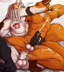  absurd_res anal anal_penetration animal_humanoid anthro balls bodily_fluids canid canid_humanoid canine canine_humanoid canis cum cum_in_ass cum_inside cumshot dragon_ball dragon_ball_super dreadlocks duo ejaculation feet flower fox fox_humanoid genital_fluids genitals hands_behind_back hi_res humanoid kissing liquiir male male/male mammal mammal_humanoid muscular muscular_male orgasm penetration penis plant sex spiritd stroking_penis sweat tattoo wolf zylo_(zylo24) 