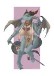  absurd_res anthro appleblacktea88 breasts claws dragon female hi_res horn jewelry looking_at_viewer melee_weapon simple_background smile solo sword weapon wings 