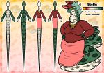 absurd_res anaconda boa_(snake) boinae green green_anaconda hi_res model_sheet reptile scalie sheet_(disambiguation) snake stella_(disambiguation)