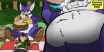 belly belly_focus big_belly big_the_cat bulge drenched food ifra ifra_strawberii low-angle_view sandwich_(food) sega sonic_the_hedgehog_(series)