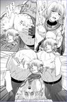 all_fours anus ass bent_over blush breast_grab breast_squeeze breasts censored character_censor cunnilingus fingerless_gloves gloves grabbing greyscale hanging_breasts lactation large_breasts looking_back lyrical_nanoha mahou_shoujo_lyrical_nanoha mahou_shoujo_lyrical_nanoha_a's monochrome multiple_girls nakayama_yukiji novelty_censor open_mouth oral pussy_juice shamal short_hair signum thighhighs yuri zafira 