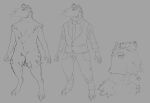  anonymous_artist anthro bartender capybara caviid clothing coif dress_shirt drugs hi_res male mammal marijuana model_sheet reynold_finno rodent shirt sleeveless_shirt solo topwear 