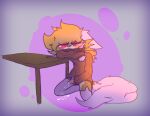  anthro bodily_fluids cum dawrklawst genital_fluids male masturbation solo 