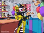 animatronic anthro areola bodily_fluids breasts butt duo female female_penetrated five_nights_at_freddy&#039;s five_nights_at_freddy&#039;s_2 genital_fluids genitals golden_freddy_(fnaf) hi_res humanoid kiss_mark machine male male/female male_penetrating male_penetrating_female marionette_(fnaf) penetration puppet_(fnaf) pussy pussy_juice robot romantic_sex scottgames toonsxxx vaginal vaginal_penetration video_games 