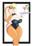  absurd_res anthro beverage big_breasts bow_tie breasts bunny_costume carrot carrot_juice cleavage clothed clothing costume female food hi_res lagomorph leporid lola_bunny looking_at_viewer looney_tunes mammal plant platter rabbit solo tempson thick_thighs vegetable warner_brothers 
