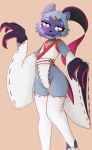  absurd_res anthro asian_clothing clothed clothing crossdressing east_asian_clothing girly hi_res japanese_clothing kimono kitsunekotaro legwear male nintendo pok&eacute;mon pok&eacute;mon_(species) sneasel sneasler solo stockings video_games 