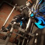 1:1 3d_(artwork) 4k absurd_res anal anal_penetration animal_genitalia animal_penis anthro anthro_on_anthro anthro_penetrated anthro_penetrating anthro_penetrating_anthro arms_tied armwear ball_gag balls basement bdsm bdsm_gear bdsm_outfit biped black_boots black_clothing black_footwear black_latex black_shoes blender_(software) blender_cycles blue_body blue_fur blue_penis bodily_fluids bondage boots bound breeding_mount breeding_slave breeding_stand brown_body brown_fur canid canine canine_genitalia canine_penis claws clothed clothing collar cuff_(restraint) cuffs_(clothing) cum cum_drip cum_dripping_from_penis cum_inside cum_on_penis cumshot depth_of_field digital_media_(artwork) dominant dominant_male dragonplayer dragonplayer_(character) dripping duo ejaculation elliowo erection footwear fox fur furniture gag gagged genital_fluids genitals glistening glistening_body hair hands_behind_back hi_res inside kneeling kneeling_sex knot latex latex_armwear latex_clothing latex_legwear latex_skinsuit latex_thigh_highs leather leather_clothing legs_tied legs_up legwear low-angle_view male male/male male_penetrated male_penetrating male_penetrating_male mammal metal_collar metal_cuffs multicolored_body open_mouth orange_body orange_fur orgasm penetration penile penile_penetration penis penis_in_ass procyonid raccoon reflection restraints rexouium sex skinsuit slim slim_anthro slim_male slim_sub smile stocks submissive submissive_male tail teeth thigh_highs tight_clothing white_body white_fur