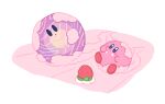  blush_stickers colored_skin commentary_request food fruit kirby kirby&#039;s_dream_buffet kirby:_star_allies kirby_(series) lena18 no_humans orb pink_skin purple_skin solid_oval_eyes strawberry void_termina 