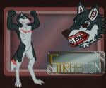  absurd_res anthro baring_teeth canid canine canis hi_res male mammal model_sheet teeth universaldragon wolf 