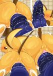  absurd_res anus biped blush brown_body detailed_background dildo female feral genitals hi_res masturbation nintendo open_mouth pok&eacute;mon pok&eacute;mon_(species) pussy raichu rear_view sex_toy shower showering solo solo_focus type vaginal vaginal_masturbation video_games yellow_body 