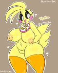  &lt;3 anthro areola avian bib big_breasts bird black_sclera blep breasts chicken english_text female five_nights_at_freddy&#039;s five_nights_at_freddy&#039;s_2 galliform gallus_(genus) genitals hi_res huge_breasts lewdchuu_(artist) navel nipples non-mammal_breasts nude phasianid pussy scottgames solo text thick_thighs tongue tongue_out toy_chica_(fnaf) video_games white_eyes wide_hips yellow_areola yellow_nipples 