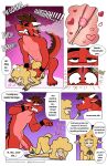  &lt;3 4_fingers absurd_res alpaca anal anal_penetration anthro balls bedroom_eyes blush bodily_fluids butt camelid comic cum cum_in_ass cum_inside dialogue dragon duo ejaculating_cum english_text fingers fur genital_fluids genitals hi_res hooves horn internal_anal looking_pleasured male male/male male_penetrated male_penetrating male_penetrating_male mammal narrowed_eyes nikraccoom nude onomatopoeia open_mouth open_smile penetration penile penile_penetration penis red_body seductive sex simple_background smile sound_effects tan_body tan_fur text vein veiny_penis wool_(fur) wristband 