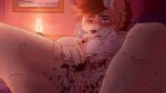  abby_(cylynix) anthro bedroom_sex canid canine canis cylynix domestic_cat domestic_dog duo ellie_(cylynix) felid feline felis female female/female hi_res mammal masturbation micro pubes size_difference size_play unbirthing vaginal vore wolf 