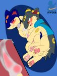  anal bodily_fluids cum cum_inside eeveelution genital_fluids hi_res hybrid_pokemon internal_anal male male/male nintendo pok&eacute;mon pok&eacute;mon_(species) quilava synge syngie_(artist) umbreon video_games 