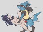  &lt;3 anthro bloowolfy bodily_fluids breasts cum cum_drip cum_inside dripping duo ejaculation female from_front_position genital_fluids genitals hex_maniac hi_res human interspecies knot lucario lying male male/female mammal missionary_position nintendo on_back pok&eacute;mon pok&eacute;mon_(species) pok&eacute;mon_trainer pok&eacute;philia pussy sex thrusting video_games 