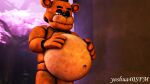  animatronic anthro bear belly big_belly bow_tie cherry_blossom cherry_blossom_tree cherry_tree clothing five_nights_at_freddy&#039;s freddy_(fnaf) fruit_tree hachi_doggo hands_on_belly hat headgear headwear implied_oral looking_at_belly machine male mammal navel navel_outline obese obese_anthro obese_male overweight overweight_anthro overweight_male plant robot robot_anthro satisfied satisfied_look scott_cawthon scottgames solo top_hat tree 