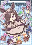  &gt;_&lt; 0_0 6+girls :d :o animal_ears animal_hat bangs baton_(conducting) black_headwear black_ribbon blue_hair blush_stickers brown_dress brown_hair closed_eyes collared_dress commentary_request cover cover_page dress ear_ribbon eighth_note fake_animal_ears frilled_dress frills hair_over_one_eye hair_ribbon hairband haru_urara_(umamusume) hat highres holding horse_ears horse_girl horse_tail kurororo_rororo long_sleeves mayano_top_gun_(umamusume) multicolored_hair multiple_girls musical_note neck_ribbon parted_lips pink_hair pink_ribbon ponytail purple_eyes red_hairband ribbon rice_shower_(umamusume) sharp_teeth smile sweep_tosho_(umamusume) tail teeth tokai_teio_(umamusume) translation_request twin_turbo_(umamusume) twintails two-tone_hair two_side_up umamusume v-shaped_eyebrows witch_hat xd 