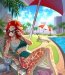  anthro bikini building chair city cityscape clothing cute_expression doll eyewear female furniture giraffe giraffid glasses grass hi_res lanhai legend_of_ahya lounge_chair mammal marle_talbender_(darkflamewolf) palm_tree palms plant plushie pool_(disambiguation) poolside relaxing sexy_eyes skyscraper solo sunglasses swimwear tree umbrella water 