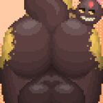  1:1 ampharos animated anthro backsack balls big_balls big_butt bouncing_balls bouncing_butt butt butt_jiggle digital_media_(artwork) forehead_gem genitals girafarig grin huge_balls hybrid_pokemon jiggling knockedoutdragon living_tail low_res male mammal mottled nintendo nude pixel_(artwork) pok&eacute;mon pok&eacute;mon_(species) presenting presenting_hindquarters raised_tail short_playtime simple_background smile smug solo standing tail_head tail_mouth teeth thick_thighs unusual_anatomy unusual_tail video_games wide_hips yakob_(farran_height) yellow_body 