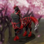  animated anthro femail female logenwolftaur taur 