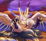  absurd_res autofellatio bodily_fluids claws cum cygames dragalia_lost dragon erection feathered_wings feathers genital_fluids genitals hi_res horn male masturbation mythil_flower nintendo nude oral oral_masturbation penile penile_masturbation penis primal_jupiter_(dragalia_lost) solo video_games wings 