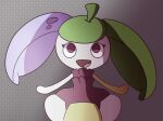  2022 brown_eyes elemental_creature elemental_humanoid featureless_hands female flora_fauna grey_background happy humanoid looking_at_viewer malegardevoir nintendo not_furry open_mouth plant plant_hair plant_humanoid pok&eacute;mon pok&eacute;mon_(species) pseudo_hair simple_background solo steenee video_games 