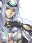  android bad_id bad_pixiv_id blue_hair kos-mos kos-mos_ver._4 red_eyes senano-yu solo xenosaga xenosaga_episode_iii 