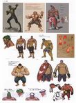 absurdres artbook artist_request concept_art hakan highres multiple_boys muscle official_art street_fighter street_fighter_iv_(series) translation_request turkey_(country) 