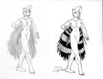  absurd_res anthro black_and_white breasts collarbone female hi_res jorge_nestor mammal monochrome muscular muscular_anthro muscular_female nude porcupine quills rodent solo 