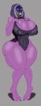  alien alien_humanoid big_breasts big_butt brassiere breasts butt clothing extra feet female fingers genitals hi_res hood humanoid mantrinrus mask mass_effect muscular nails nipples normalaverageguy purple_eyes pussy quarian swimwear tali&#039;zorah thick_thighs video_games wide_hips 