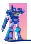  cassette_tape decepticon gun holding holding_gun holding_weapon jpeg_artifacts laserbeak looking_at_viewer mecha pointing pointing_down robot shoulder_cannon solo soundwave_(transformers) transformers visor watermark weapon winston_chan 