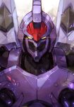  glowing glowing_eyes hungry_clicker looking_at_viewer mecha no_humans robot science_fiction signature solo weltall white_background xenogears yellow_eyes 