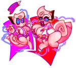  2022 absurd_res alpha_channel anthro big_breasts bimbo_anthro bimbofication bimbofied blush breasts clefairy clothed clothing digital_drawing_(artwork) digital_media_(artwork) female fur genderfluid genitals hi_res hypnosis intelligence_loss lips mind_control neon_colors nintendo nipples open_mouth partially_clothed pink_body pink_fur pok&eacute;mon pok&eacute;mon_(species) sequence shaded simple_background slutty_clothing solo spiral_eyes sstrawberrygummies thick_lips thick_thighs trans_(lore) transformation transparent_background treble_clefairy video_games wide_hips 