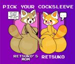  aggressive_retsuko anthro big_butt butt duo female female/female huge_butt incest_(lore) lxndxntxwn retsuko retsuko&#039;s_mother sanrio simple_background tagme thick_thighs 