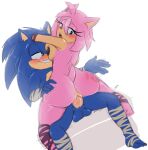  amy_rose anthro balls blue_body blue_fur blue_hair bluechika blush breasts butt duo eulipotyphlan female fur genitals hair hedgehog looking_back male male/female mammal open_mouth penetration penile penile_penetration penis penis_in_pussy pink_body pink_fur pink_hair pussy rear_view sega sonic_boom sonic_the_hedgehog sonic_the_hedgehog_(series) spanking vaginal vaginal_penetration 
