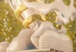  anthro big_breasts blue_eyes breasts cleavage clothed clothing dragon female hi_res legendary_pok&eacute;mon nintendo pok&eacute;mon pok&eacute;mon_(species) reshiram solo thick_thighs video_games white_body xlkev 