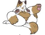  2020 anthro anus areola belly big_belly big_breasts breasts brown_body brown_fur brown_nipples claws curvy_figure dipstick_tail domestic_cat felid feline felis female fur genitals heart_pawpads iaredumbo mammal markings multicolored_body multicolored_fur navel neck_tuft nipples overweight overweight_female pawpads paws pussy simple_background sketch solo tail_markings thick_thighs tuft two_tone_body two_tone_fur voluptuous white_background white_body white_fur 