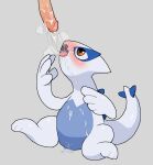  after_sex bodily_fluids cum cum_in_mouth cum_inside cum_on_body disembodied_penis duo female genital_fluids genitals legendary_pok&eacute;mon lugia male nintendo oral penis pok&eacute;mon pok&eacute;mon_(species) pussy tosx video_games white_body 