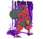  absurd_res antennae_(anatomy) anthro big_breasts big_butt boxgoat breasts butt female half-closed_eyes hi_res huge_breasts huge_butt hyper hyper_breasts looking_at_viewer looking_back multicolored_body narrowed_eyes nintendo nude pok&eacute;mon pok&eacute;mon_(species) scolipede shiny_pok&eacute;mon side_boob solo thick_thighs video_games wide_hips 