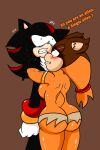  anthro big_butt butt duo female hi_res male male/female sega shadow_the_hedgehog sonic_boom sonic_the_hedgehog_(series) soulyagami64 sticks_the_jungle_badger 