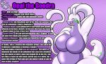  al_gx anthro big_breasts breasts dragon english_text fan_character female goo_creature goodra hi_res mature_female model_sheet nintendo opal_(al_gx) overweight overweight_female pok&eacute;mon pok&eacute;mon_(species) purple_body slime solo tentacles text video_games wide_hips 