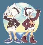  2017 anatid anseriform anthro avian bird brother brother_and_sister cartoonzyday della_duck disney donald_duck duck ducktales ducktales_(2017) duo female male male/female sibling sister 